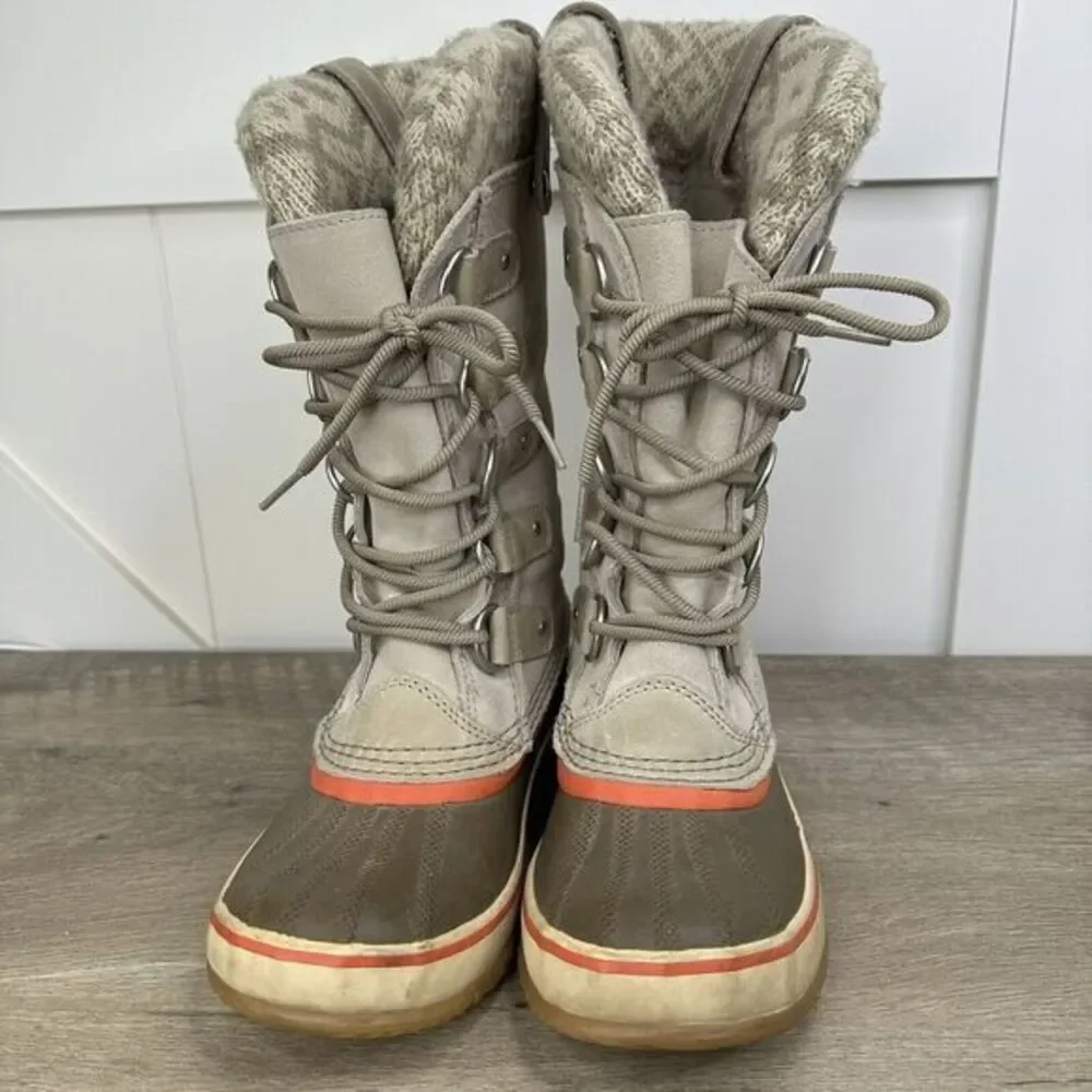 Sorel Women's Joan of Arctic Size 6 Waterproof Winter Snow Boots NL2084-160